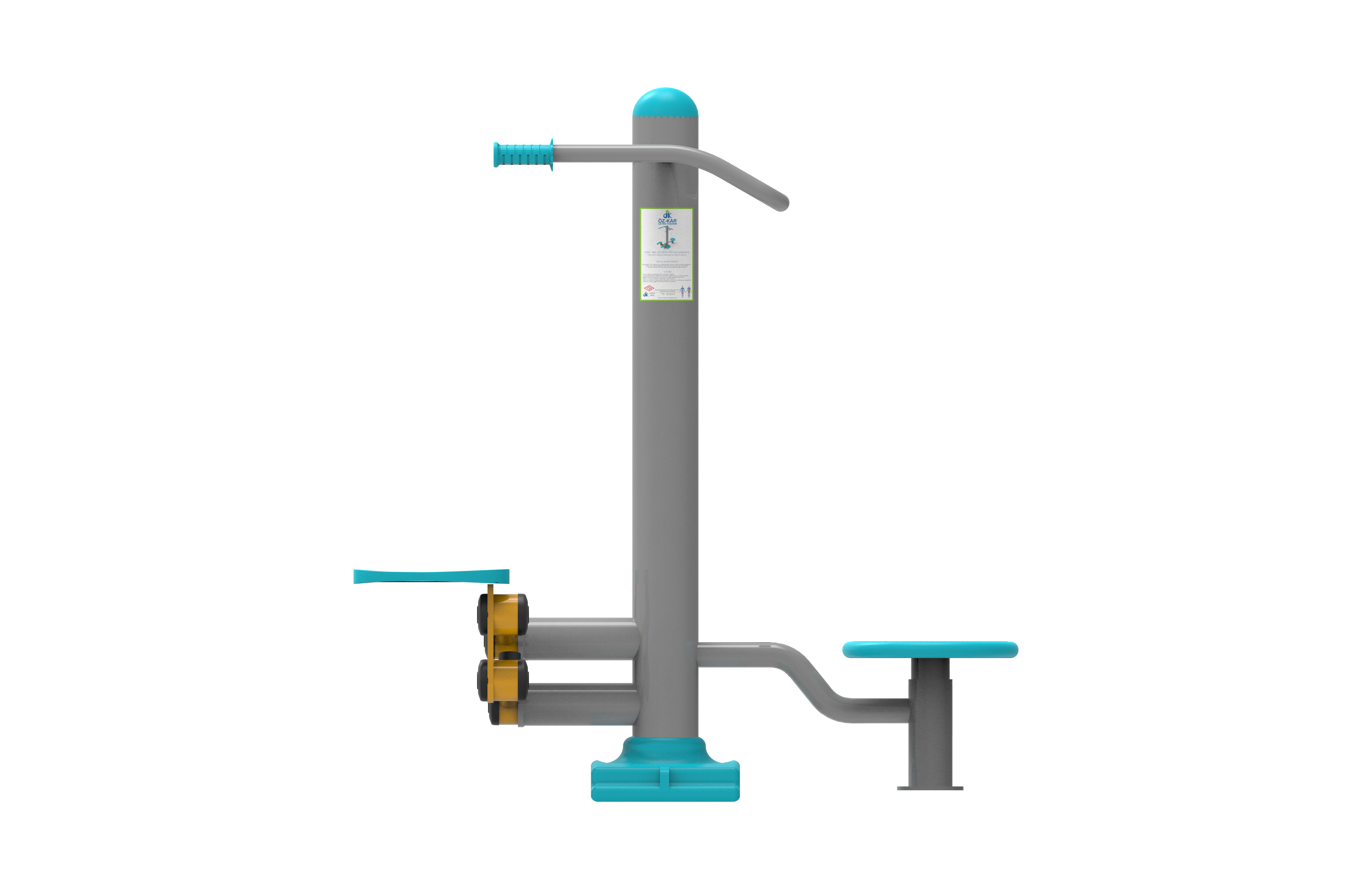 Step ve Bisiklet Aleti KLF-16 | Dış Mekan Spor Aletleri | Erse Kent Mobilyaları